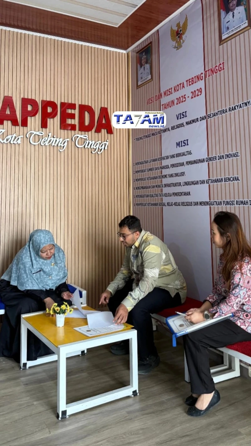 Menelisik Sinergi Data dan Ruang: Upaya Kantah Tebing Tinggi dan Bappeda Cegah Tumpang Tindih Lahan Pembangunan - TajamNews