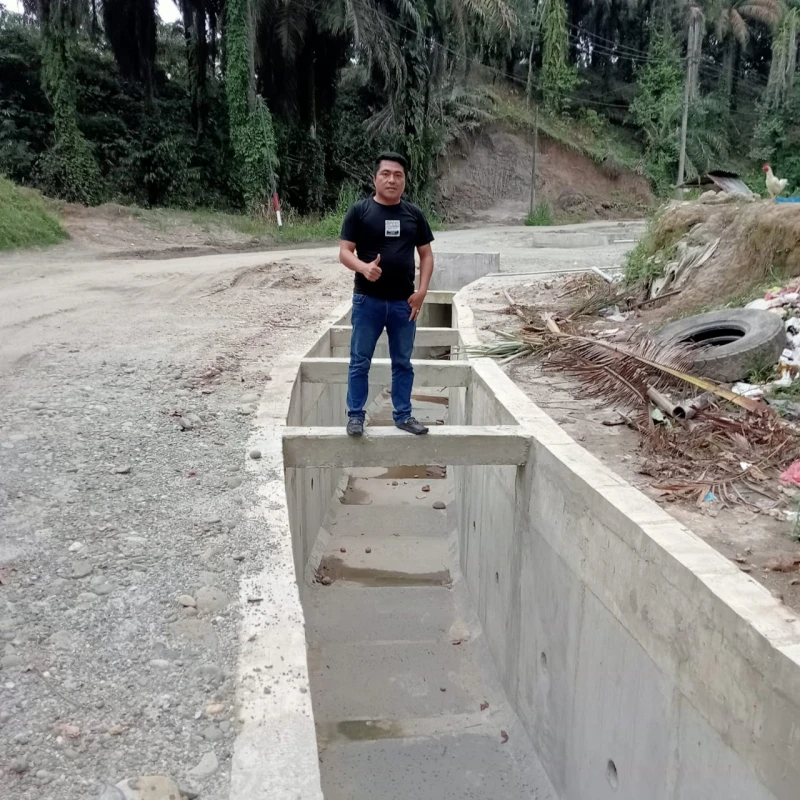 *Direktur APBD WATCH Apresiasi Pembangunan Drainase di Nagori Damakitang, Silou Kahean* - TajamNews