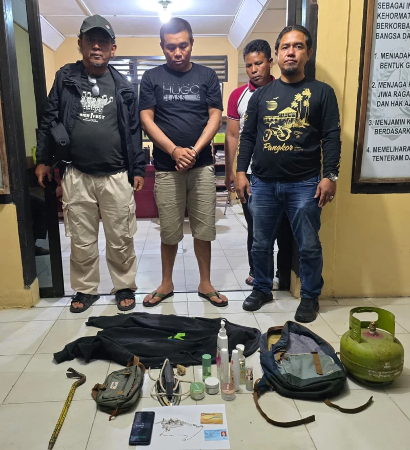 Baru Sehari Menjabat, Kanit Jatanras Polres Simalungun Iptu Ivan R. Purba, S.H., M.H., Gulung Pelaku Curat di Sigodang! - TajamNews