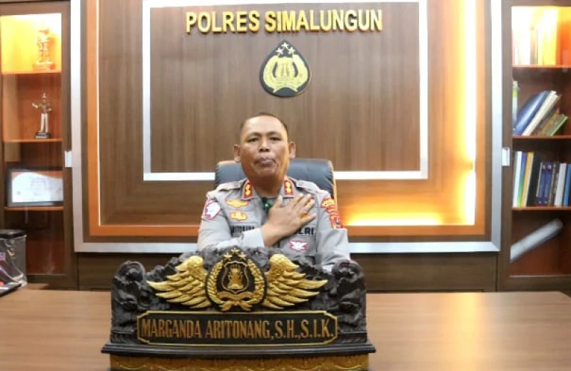 Kapolres Simalungun AKBP Marganda Aritonang Ucapkan Dirgahayu ke-61 Yonif 122/Tombak Sakti: ‘Semakin Prima dan Dicintai Rakyat - www.tajamnews.co.id