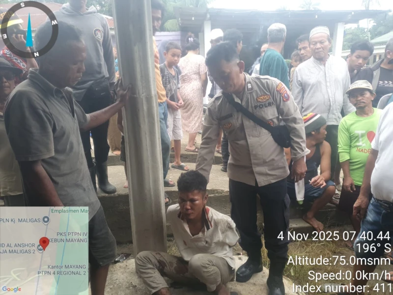 Respons Cepat! Polsek Tanah Jawa Selamatkan Pelaku Curanmor dari Amukan Massa, Motor Honda Senilai Rp 5 Juta Diamankan - TajamNews