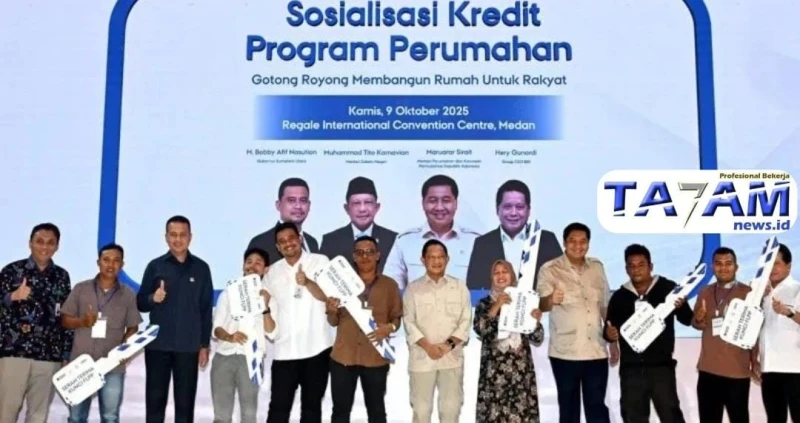 Gubernur Sumut Sambut Baik Penambahan Kuota Rumah Program 3 Juta Unit Serta Fokus Tingkatkan Akses Hunian Layak - TajamNews