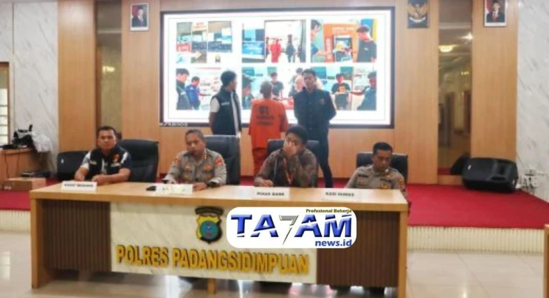 Polres Padang Sidimpuan Amankan Residivis Lintas Provinsi Pengganjal ATM dengan Tusuk Gigi - TajamNews