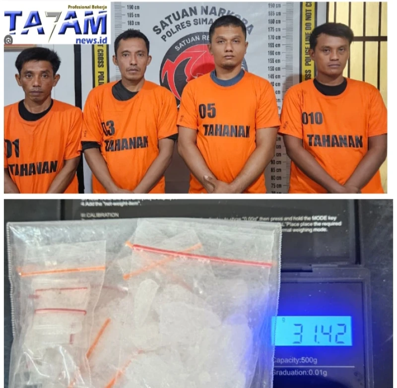 Bandar Narkoba Mulai Kucar-Kacir, Sat Narkoba Polres Simalungun Ringkus Jaringan Licin dan Sita 37 Gram Sabu - TajamNews