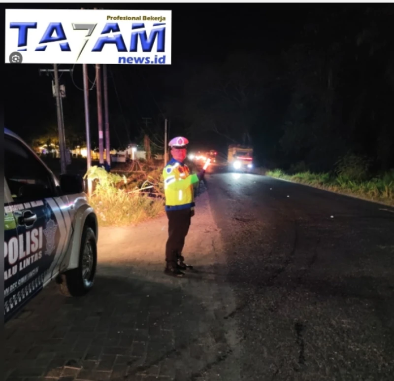 Kanit Gakkum Polres Simalungun Pimpin Patroli Malam Antisipasi Balap Liar dan Begal di Jalan Lintas P. Siantar – Perdagangan - TajamNews