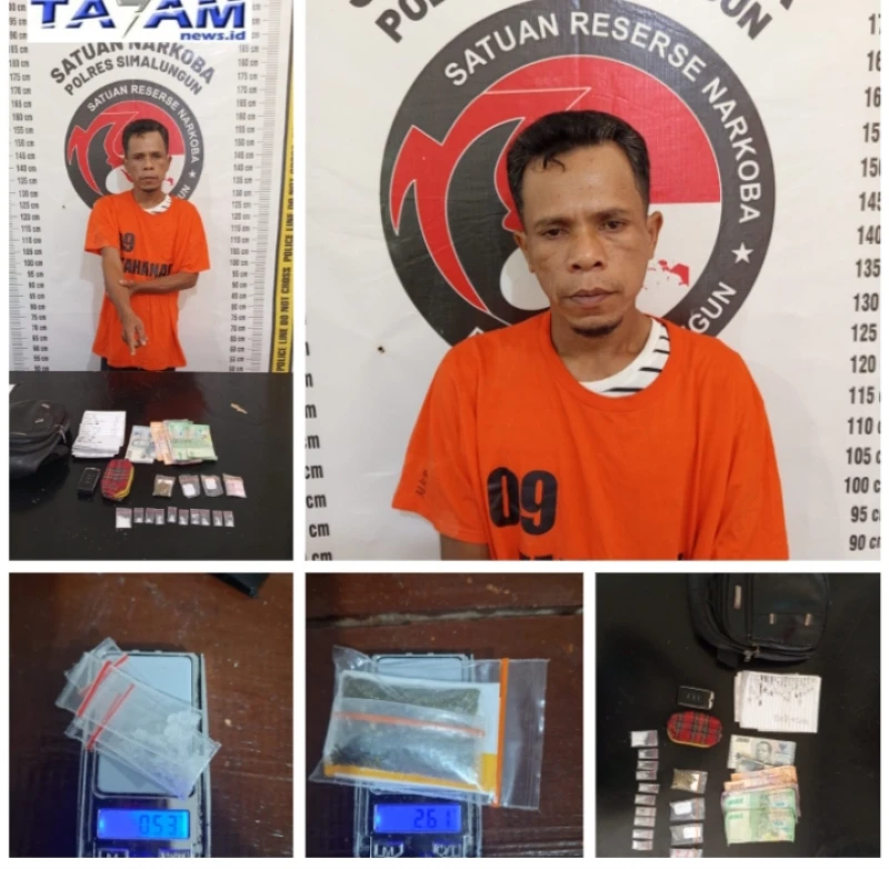 Tanpa Ampun! Polsek Perdagangan Tunjukkan Kerja Maksimal, Pengedar Narkoba Diringkus Beserta Sabu dan Ganja - TajamNews