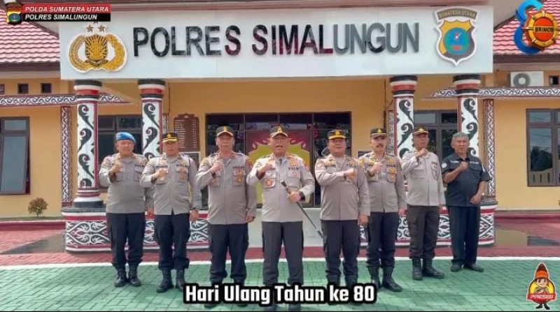 Kapolres Simalungun Ucapkan Selamat HUT ke-80 Korps Brimob Polri, Harap Personel Tetap Semangat Jaga Kemanusiaan dan Persatuan Bangsa - TajamNews