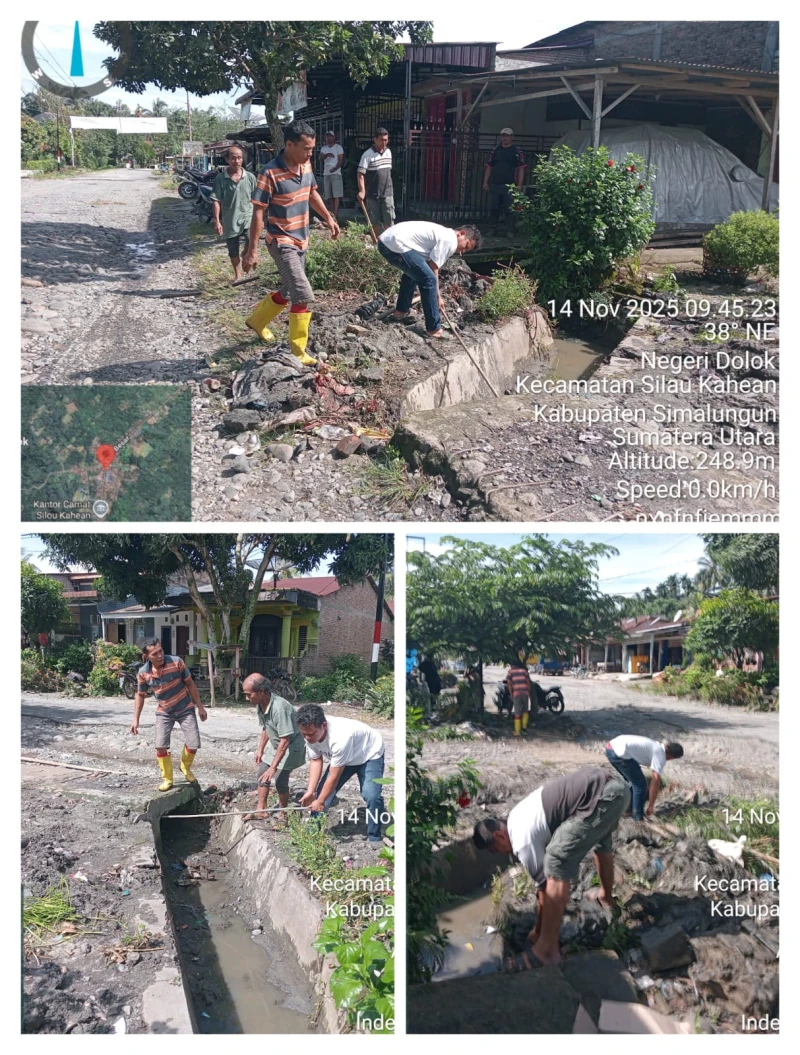 Gotong Royong Jum’at Bersih di Nagori Dolok, Pangulu Ambil Sikap Positif untuk Lingkungan Lebih Baik - TajamNews