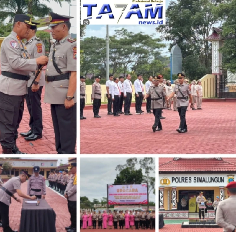 stafet Kepemimpinan! AKP Charles Hartono Nababan Resmi Jabat Kasat Narkoba Polres Simalungun - TajamNews