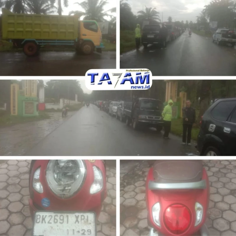 Balita Tewas dalam Pelukan Orang Tua Usai Motor Tabrak Truk Parkir di Dolok Masihul - TajamNews