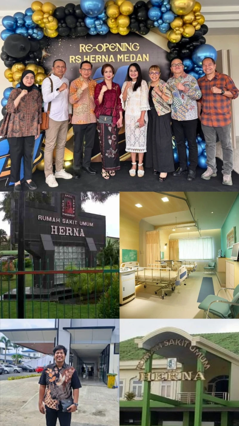 Re Opening RS Herna Medan: Revitalisasi Modern Sukses Dilaksanakan Setelah Operasional Manajemen Terhenti Beberapa Tahun - TajamNews