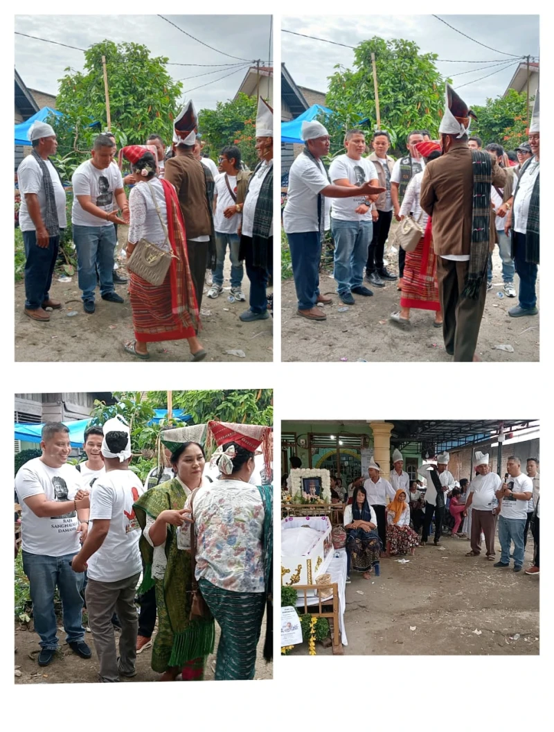 *Ketua Harian TDBP Siantar Simalungun Rado Damanik Hadiri Acara Duka di Silou Kahean* - TajamNews