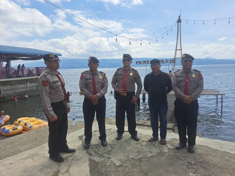 Libur Panjang Tahun Baru Berakhir, Tim Pam Obvit Polres Simalungun Sukses Ciptakan Rasa Aman di 10 Destinasi Wisata - TajamNews