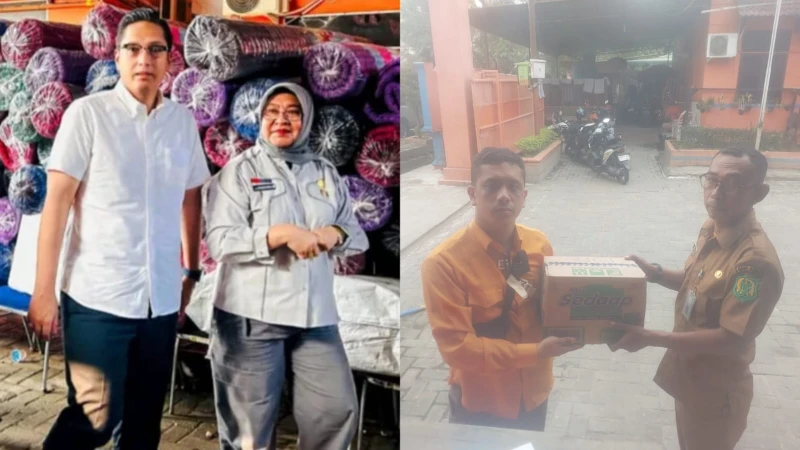 Kepala BPBD Medan Serahkan Sembako Pasca Banjir Sebagai Bentuk Kepedulian Terhadap Insan Pers - TajamNews