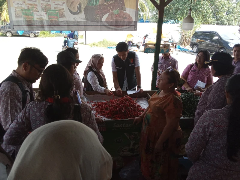 Jelang bulan Ramadan Unit Ekonomi Sat Reskriim Polres Simalungun Pantau dan awasi ketat harga Sembako. - TajamNews