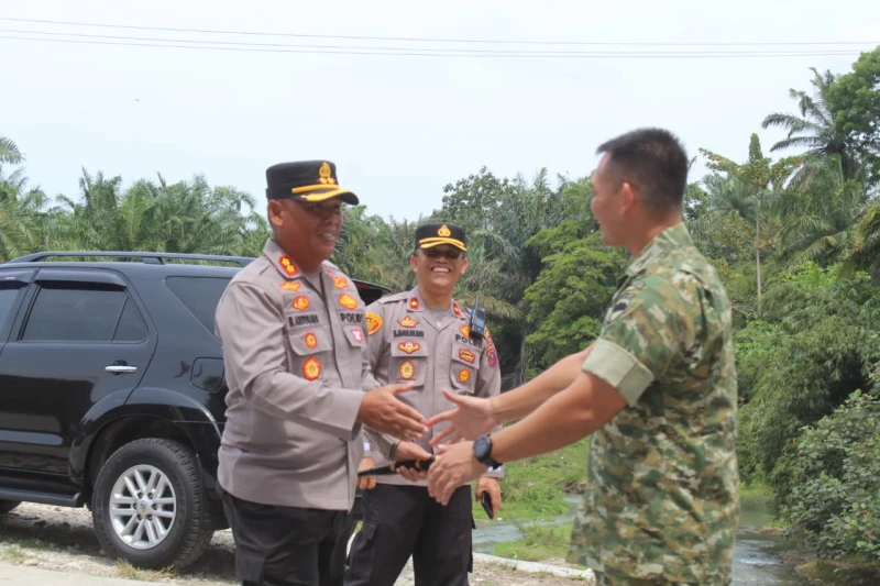 Kapolres Simalungun Hadiri Launching 200 Jembatan Garuda! Diresmikan KASAD Jenderal TNI Maruli Simanjuntak, Bukti Nyata TNI-Polri Solid Bangun Negeri - TajamNews