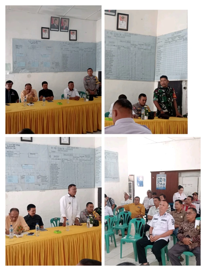 *Camat Silou Kahean Tunjukkan Kepedulian, Pimpin Rapat Perencanaan Perbaikan Jalan* - www.tajamnews.co.id