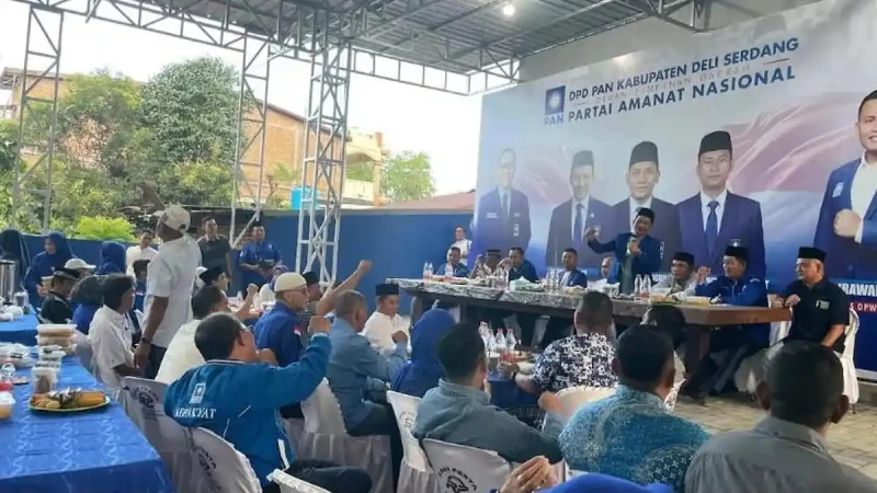 Bayu Sumantri Tancap Gas ! PAN Deli Serdang Bidik 7 Kursi di Pileg 2029 - TajamNews