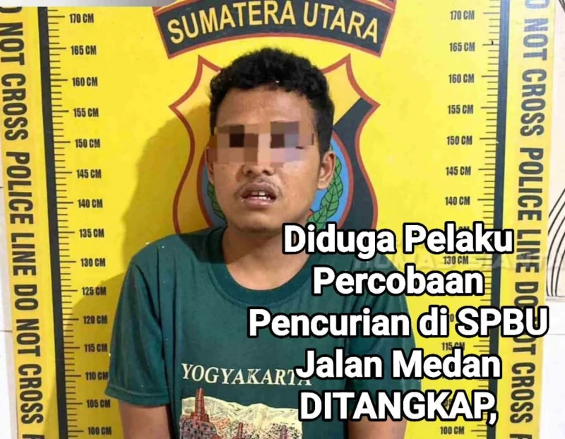 Diduga Pelaku Percobaan Pencurian di SPBU Jalan Medan DITANGKAP, Satu Melarikan Diri - www.tajamnews.co.id