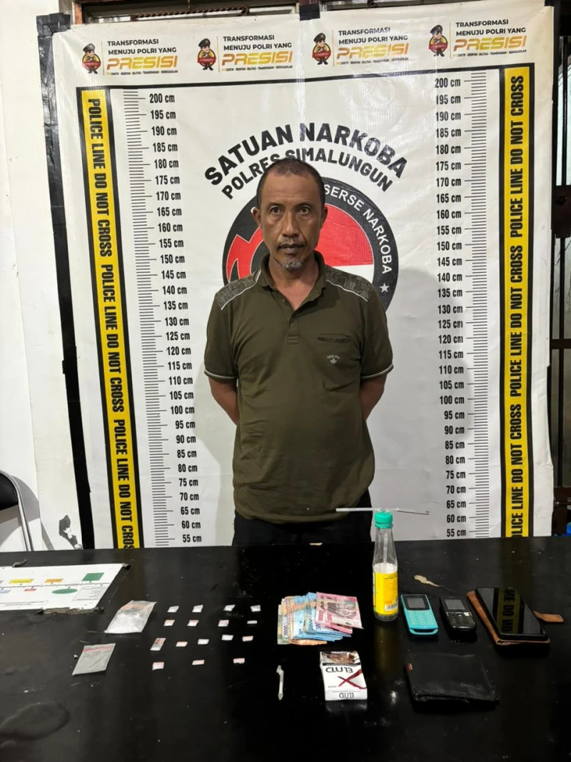 Bergerak Tengah Malam Berdasar Informasi Warga, Kanit I Sat Narkoba Polres Simalungun Ringkus Pengedar Sabu 13,34 Gram Di Tapian Dolok - TajamNews
