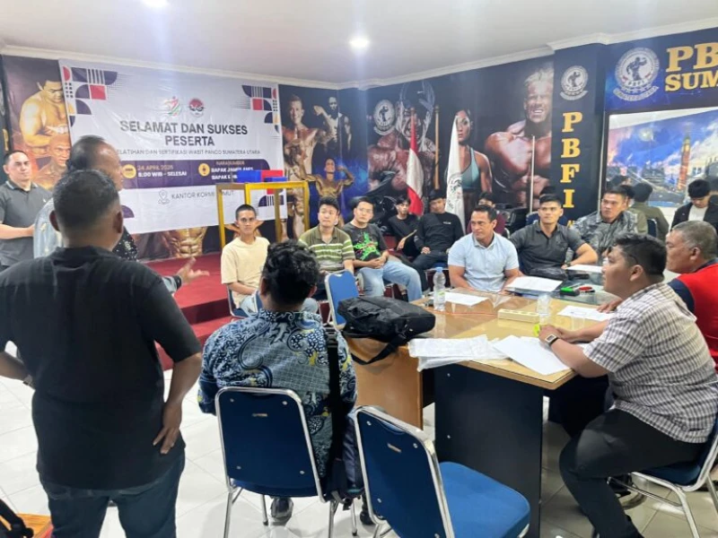 POGTI Sumut Tancap Gas, Puluhan Peserta Ikuti Penataran Wasit Perdana - TajamNews