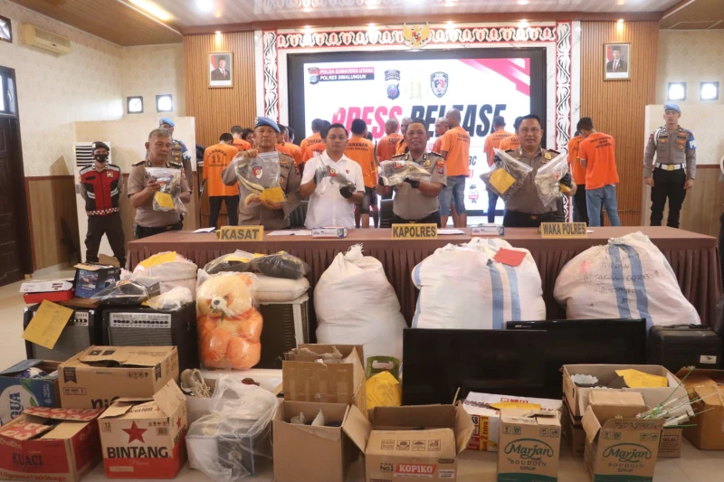 Semester I 2026, Polres Simalungun Ringkus 69 Tersangka Kejahatan 3C dan Bongkar Perdagangan Satwa Dilindungi - TajamNews