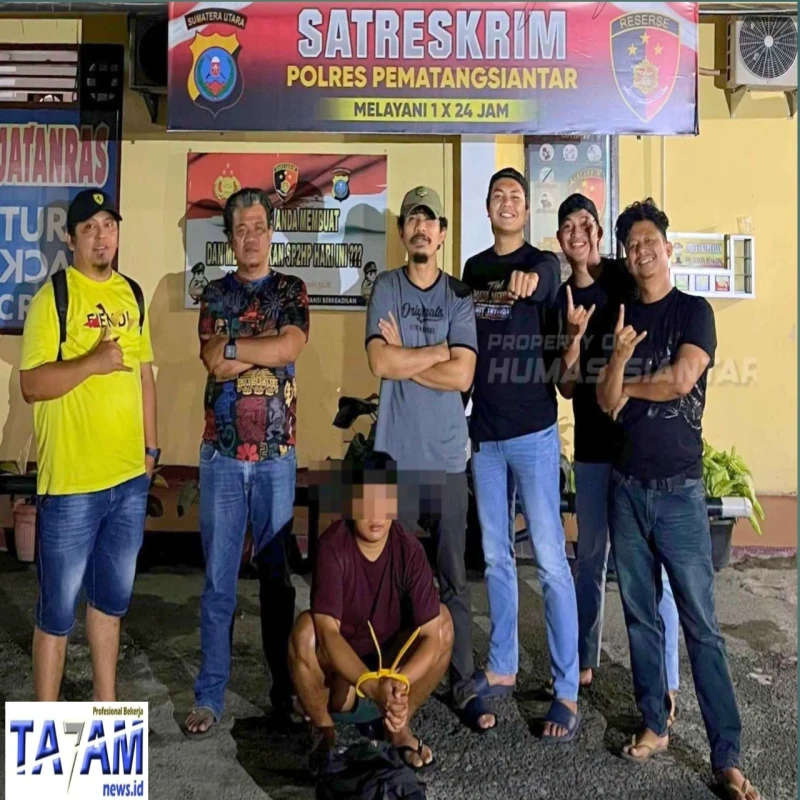 Pelarian LM Kandas, Polres Pematangsiantar Berhasil Ringkus Pelaku Pencurian Emas Batangan di Pasar Horas - TajamNews
