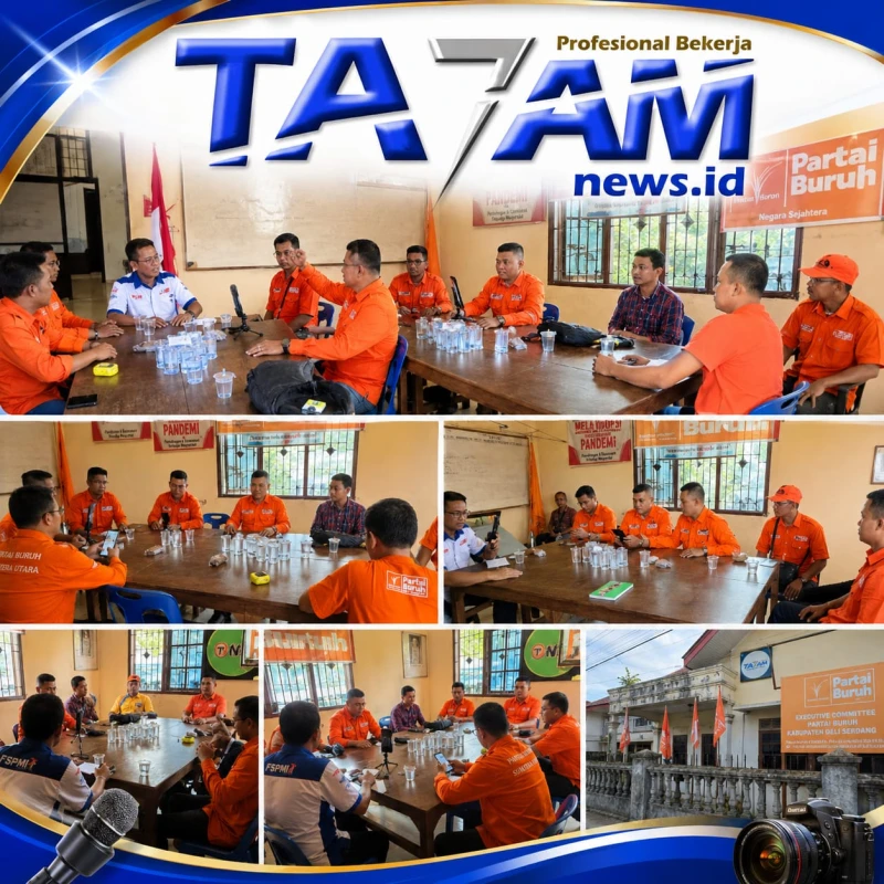 Partai Buruh Sumut Yakin Lolos Verifikasi Pemilu 2029, Klaim Didukung Jaringan 10 Organisasi Inisiator - www.tajamnews.co.id