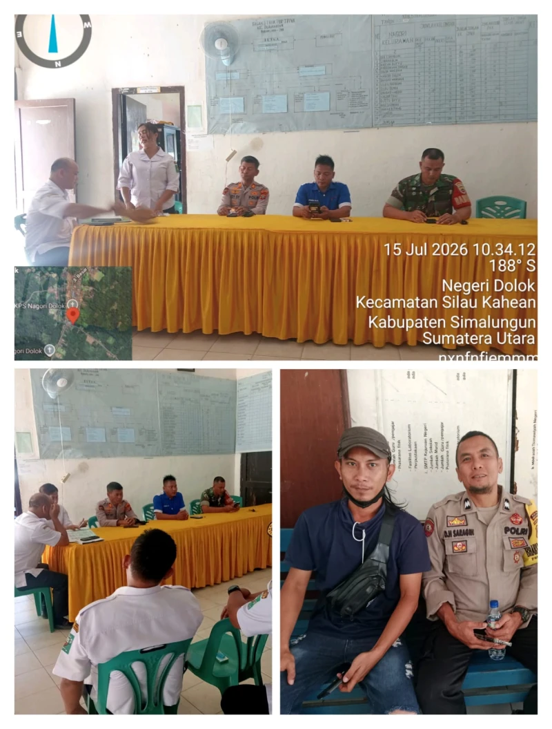 *Rapat Pembentukan Ke-3 Panitia HUT RI Ke-81 Digelar di Kantor Camat Silou Kahean* - www.tajamnews.co.id
