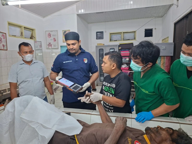 Tak Butuh Waktu Lama, Tim Inafis Polres Simalungun Berhasil Identifikasi Mr X yang Ditemukan Meninggal Akibat Gizi Buruk dan Kelaparan - TajamNews