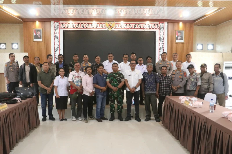 Kapolres Simalungun Pimpin Rakor Percepatan Penyelesaian Sengketa Lahan Sidallogan, Hasilkan Kesepakatan Damai Lewat Mekanisme GTRA - TajamNews