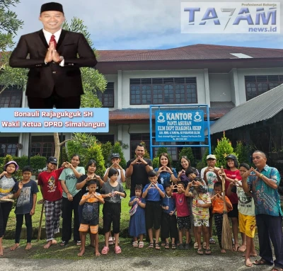 Bonauli Rajagukguk SH Warnai Keceriaan Panti Asuhan Elim HKBP, Pimpinan Panti : Kehadiran Mereka Memberi Semangat Bagi Anak-Anak Kami! - www.tajamnews.co.id