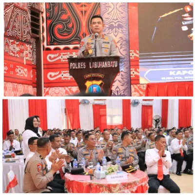 Kapolda Sumut Berikan Arahan di Polres Labuhanbatu, Tegaskan Soliditas Antarinstansi - www.tajamnews.co.id