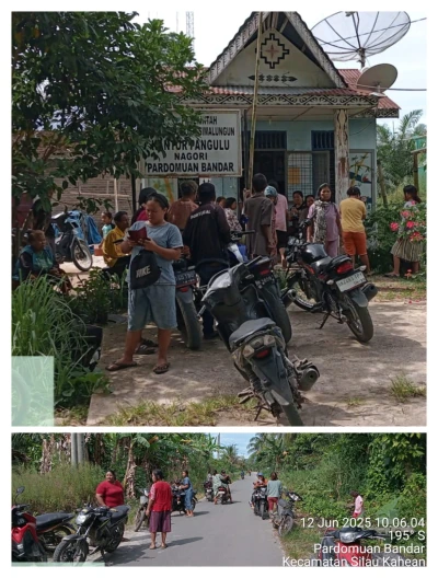 *Pembagian BLT Di Nagori Pardomuan Bandar Batal Akibat Maujana Nagori Tidak Hadir* - www.tajamnews.co.id