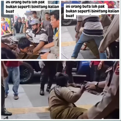 Tak Manusiawi Oknum Satpol PP dan Polres Siantar Seret Paksa Pengamen Buta sampai Dibanjiri Kritik tajam Masyarakat - www.tajamnews.co.id