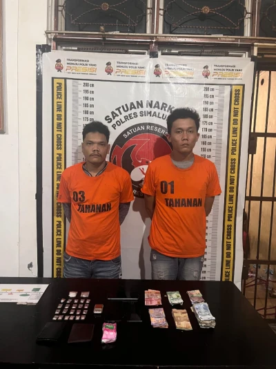 Sat Narkoba Polres Simalungun Akhiri Pelarian DPO. dan berhasil membongkar Jaringan Sabu 10,85 Gram di Perumnas Batu VI - www.tajamnews.co.id