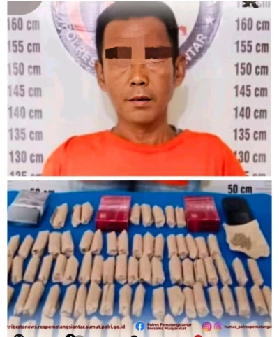Pengedar Ganja Batu Permata Raya Diciduk Sat Res Narkoba Polres Pematangsiantar Saat Tidur - www.tajamnews.co.id
