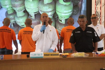 Sindikat Pencuri Tabung Gas Antar kabupaten Berhasil di ungkap Satres Simalungun : 4 Pelaku  Diringkus, 112 Tabung Diamankan - www.tajamnews.co.id