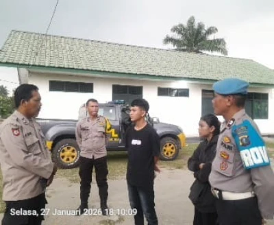 Telpon 110, Polsek Bangun Langsung Meluncur! Diduga Dibegal di Jalan, Pelapor Selamat Berlindung di Koramil - www.tajamnews.co.id