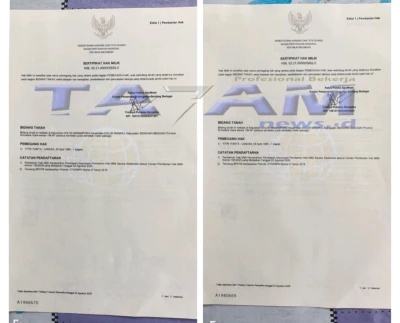 Berita Kehilangan : Dua SHM Milik Fitri Yunita Tercecer Disepanjang Jalan Dolok Masihul. - www.tajamnews.co.id