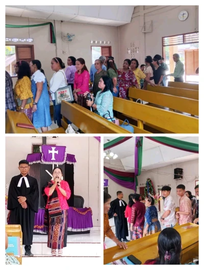 Temu Pisah Pendeta Resort Simanabun dengan Jemaat GKPS Bandar Hanopan - www.tajamnews.co.id