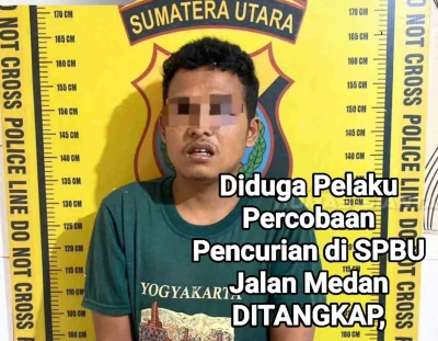 Diduga Pelaku Percobaan Pencurian di SPBU Jalan Medan DITANGKAP, Satu Melarikan Diri - www.tajamnews.co.id