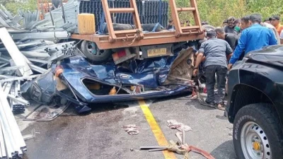 Kecelakaann Maut di Simalungun, Truk Gagal Menanjak Tewaskan 3 Orang - www.tajamnews.co.id