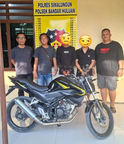 Gerak Cepat Polsek Bandar Huluan Ringkus Dua Pelaku Pencurian Sepeda Motor, Korban Rugi Rp 20 Juta - www.tajamnews.co.id