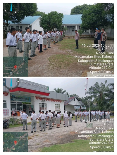 *Seleksi Calon Anggota Paskibraka Disertai Tes Kesehatan, Siswa/i SMA Negeri 1 Nagori Tani Ikuti Tahapan Seleksi di Kecamatan Silou Kahean* - www.tajamnews.co.id