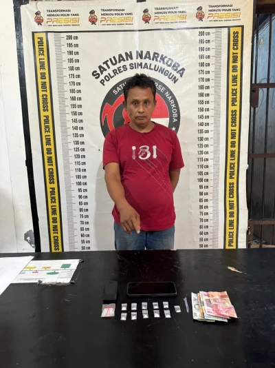 Sat Narkoba Polres Simalungun Berhasil Amankan Pria Asal Serdang Bedagai, Bawa 11 Paket Sabu dari Luar Daerah - www.tajamnews.co.id