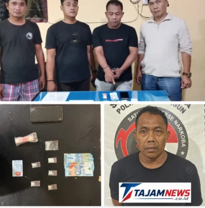 7,17 Gram Sabu Berhasil Disita Polsek Bosar Maligas Dari Pengedar Sabu di Ujung Padang - www.tajamnews.co.id