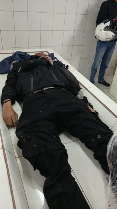 Polsek Dolok Batu Nanggar Tangani Musibah Pohon Tumbang yang Renggut Nyawa Pelajar di Jalan Medan Km 12,5 - www.tajamnews.co.id
